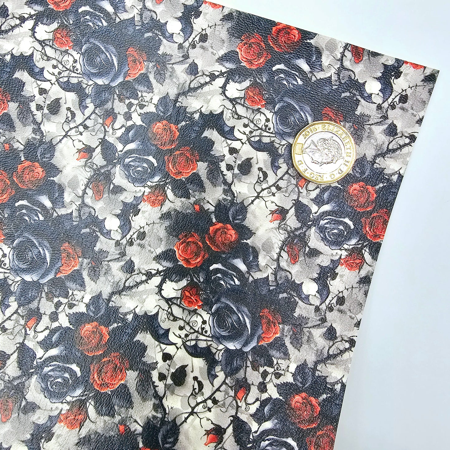 Bats and Roses Leatherette