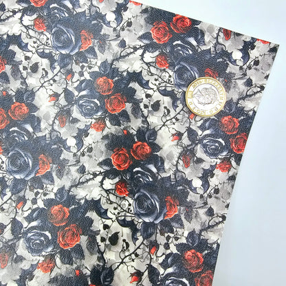 Bats and Roses Leatherette