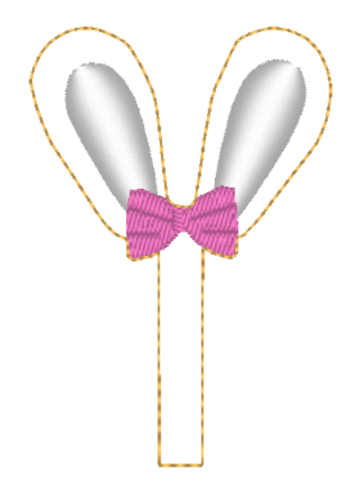 Bunny Ears Peeker | 2 Styles - Digital Embroidery File