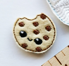 Cookie feltie in 3 sizes | Digital Embroidery File