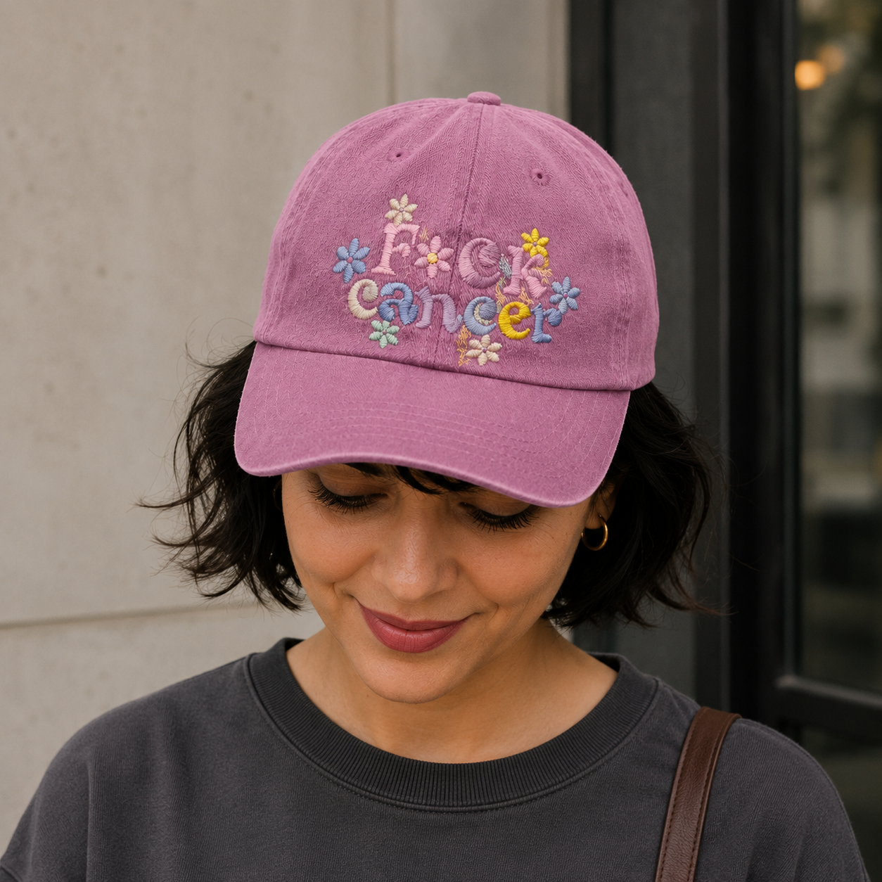 F*ck Cancer Embroidered Baseball Cap