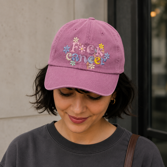 F*ck Cancer Embroidered Baseball Cap
