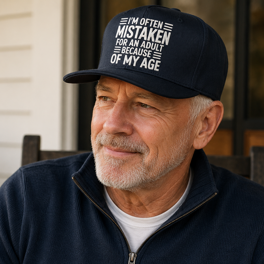 Mistaken for an Adult..... Baseball Cap