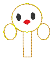 Hair Bow Peekaboo – 3 styles | Bunny bum | Chick | Bunny  | Digital Embroidery File