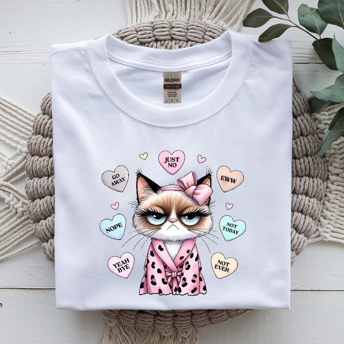 Anti-Valentine Conversation Hearts | Iron on HTV Decals