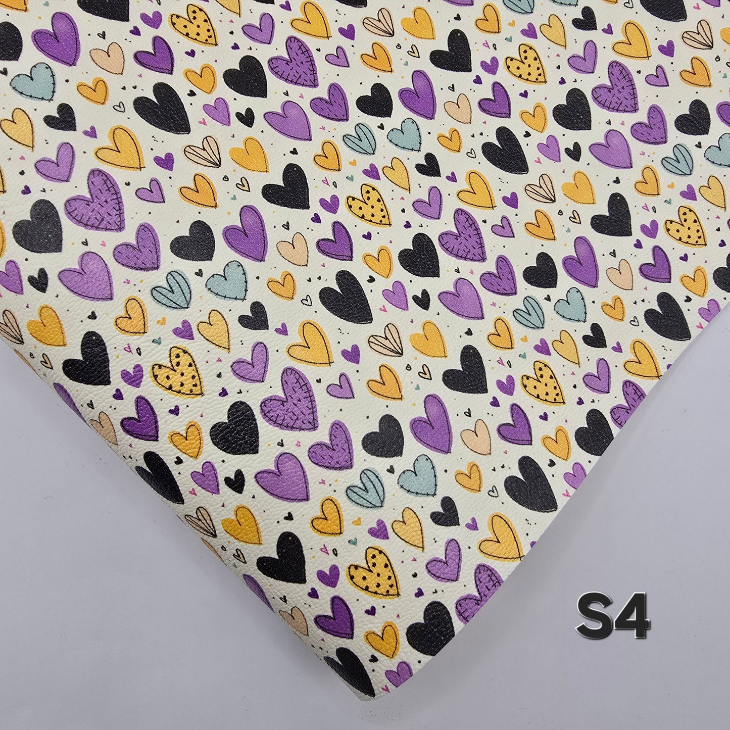 Doodle Heart Collection Artisan Leatherette