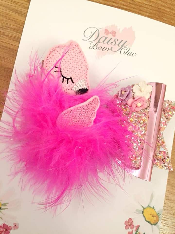 Fearne Flamingo Fur Baby