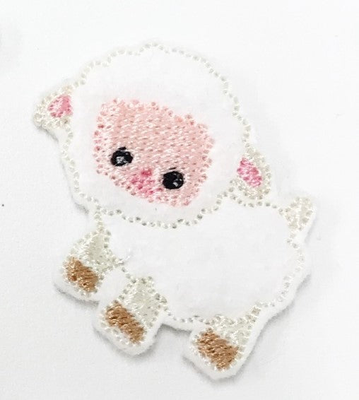 Farm sheep feltie 3 sizes | Digital Embroidery File