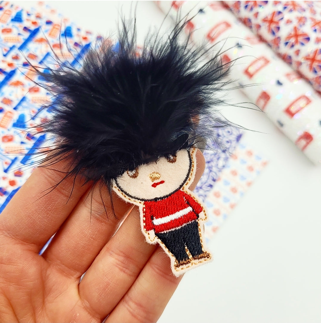 Guard Feltie in 2 sizes  | Digital Embroidery File