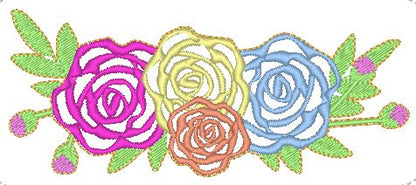 Unicorn Birthday ‘Chalk it’ wall Hanger | Digital Embroidery File