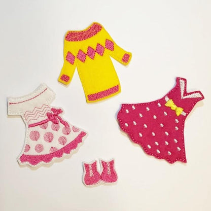 Dress Me Pretty Girl Bow Holder Including Outfit Set