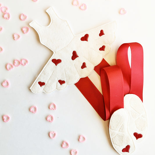 Queen of Hearts Ballet Girl Bow Holder