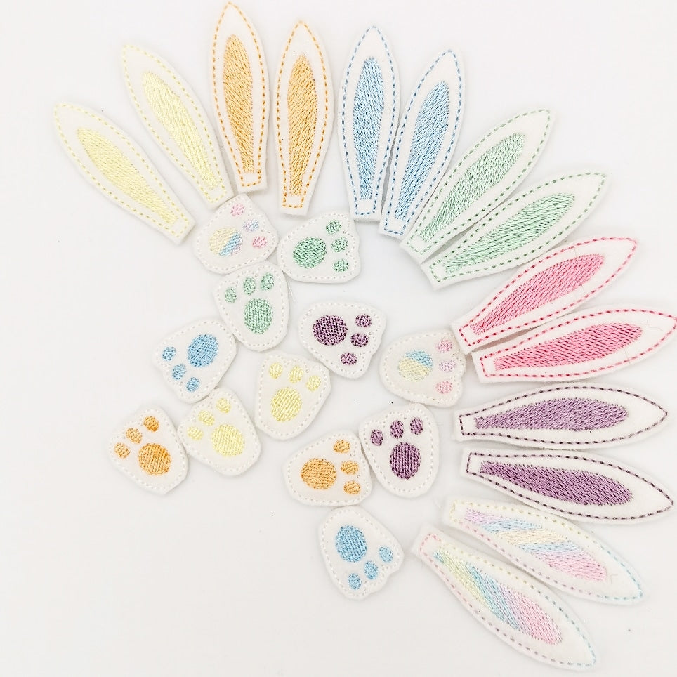 Bunny Features Felties - Strips of 4