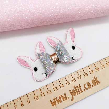 Peek-a-boo Glitter Bunny Tails