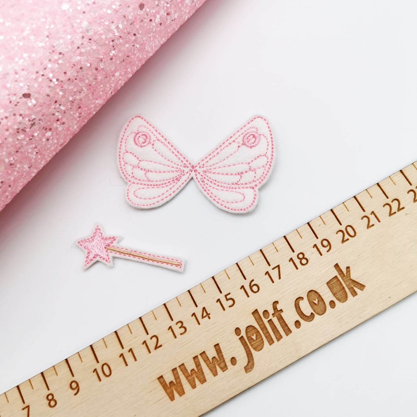 Fairies Wand Felties  / strip of 3