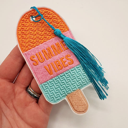 Summer Vibes Ice Lolly Bookmark