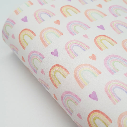 Watercolour Rainbows Artisan Leatherette