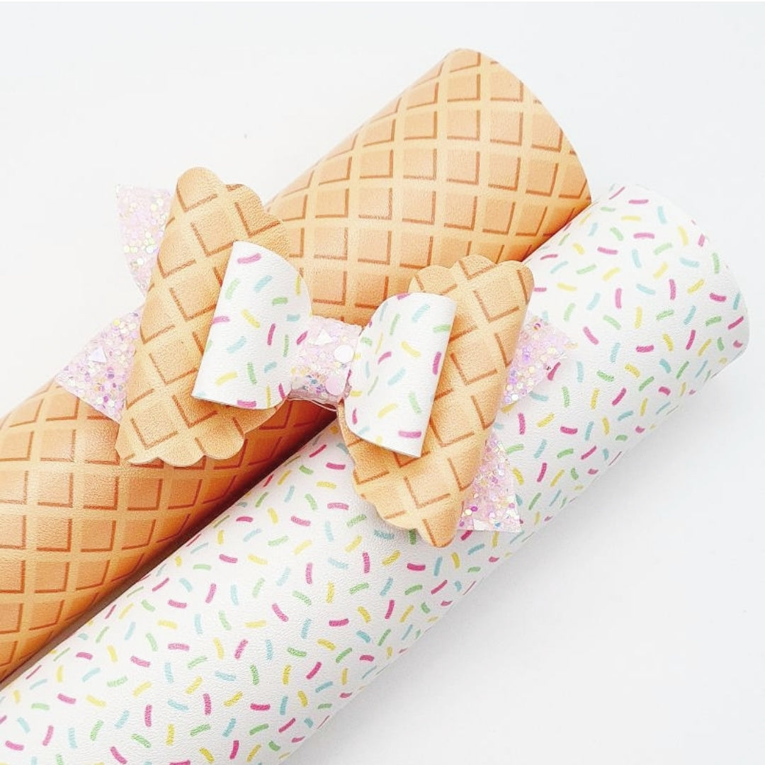 Ice-Cream & Wafer Artisan Leatherette