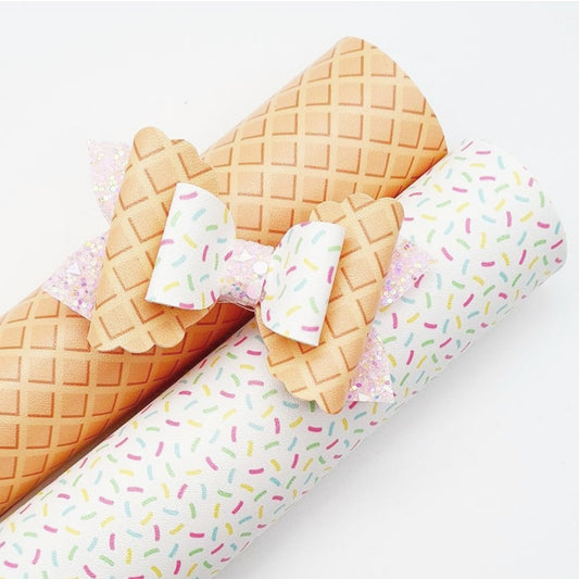 Ice-Cream & Wafer Artisan Leatherette