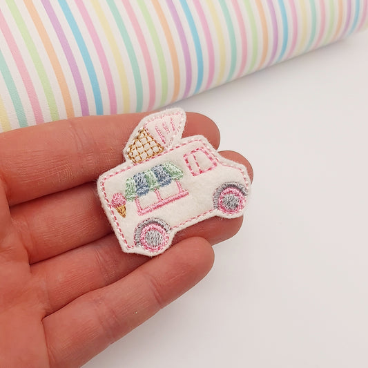 Ice-Cream Van Felties - strip of 3