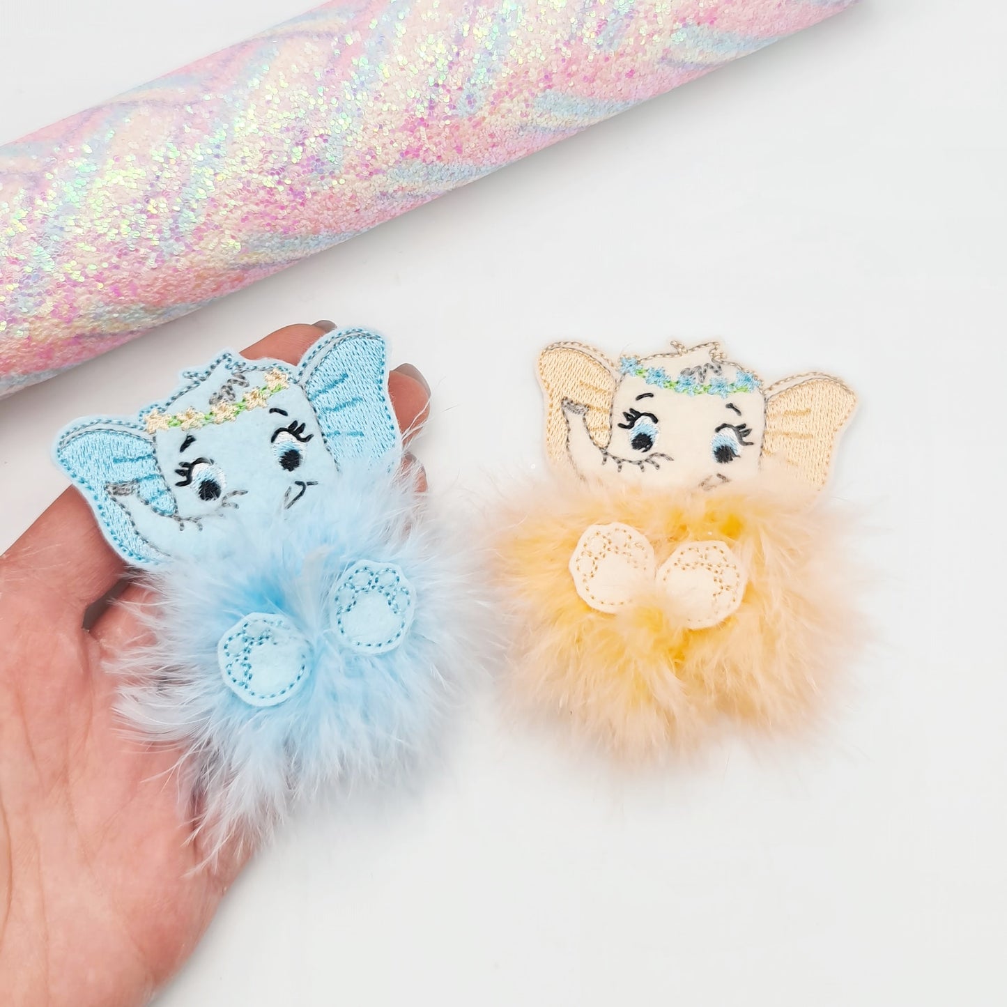 Nellie & Ellie Elephant Fur Babies