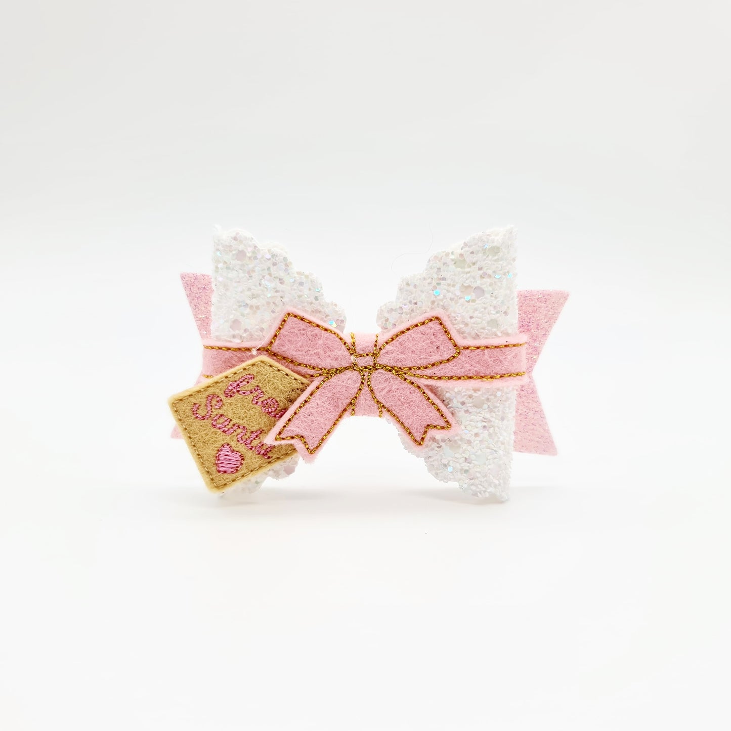 Gift Wrapped Bow Wrap and Gift Tag Feltie