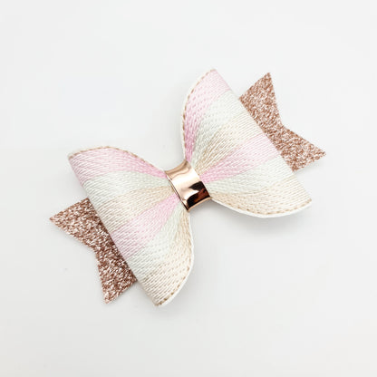 Rainbow of Stitches Embroidered Bows