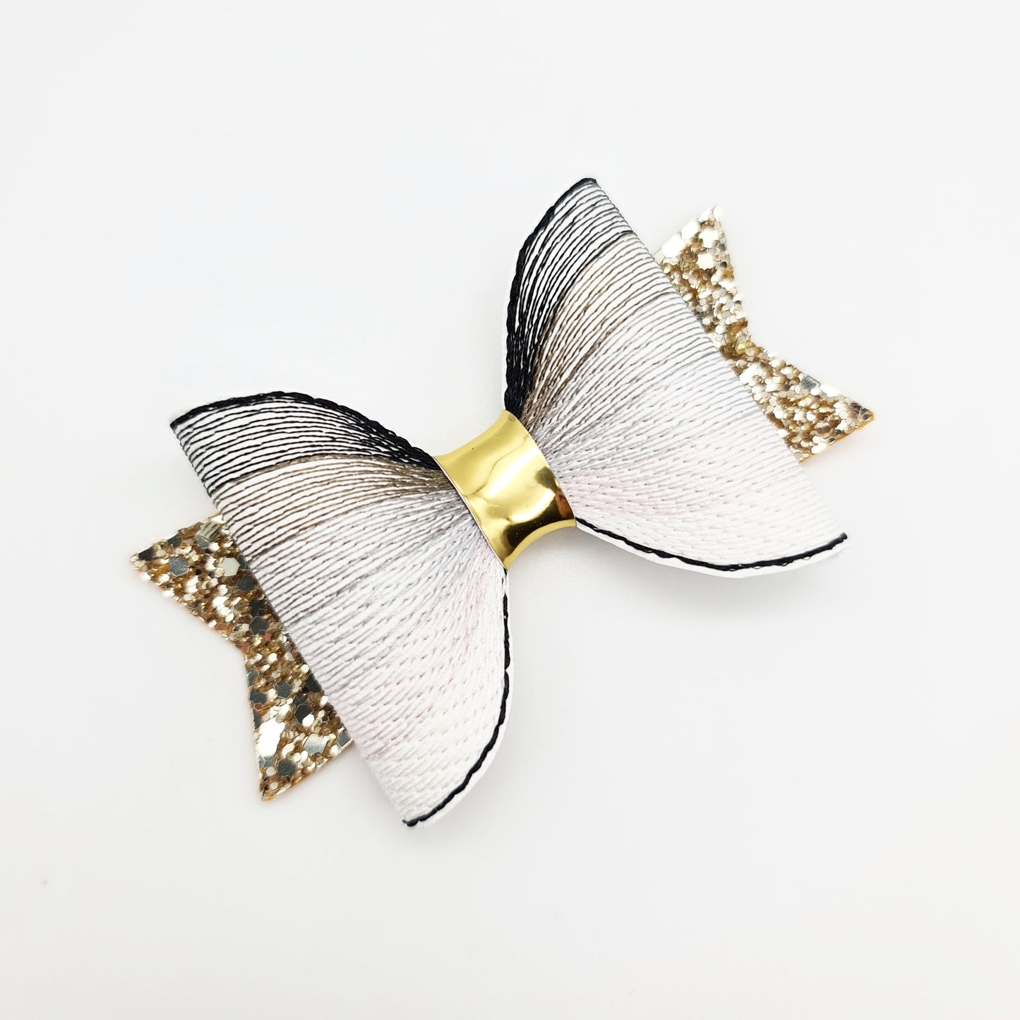 Rainbow of Stitches Embroidered Bows