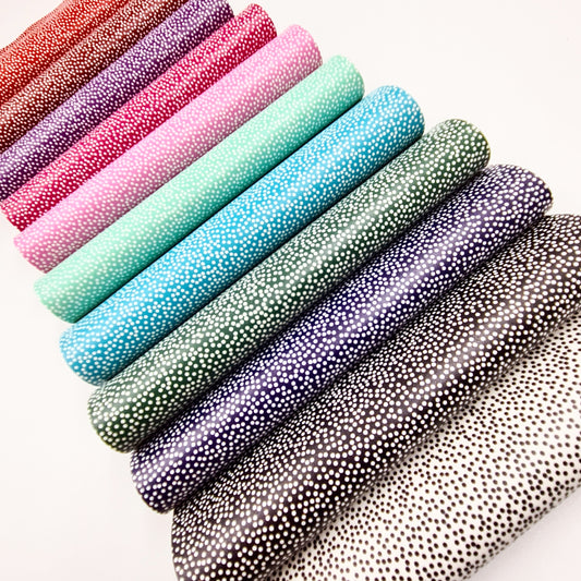 Irregular Dotty Leatherette