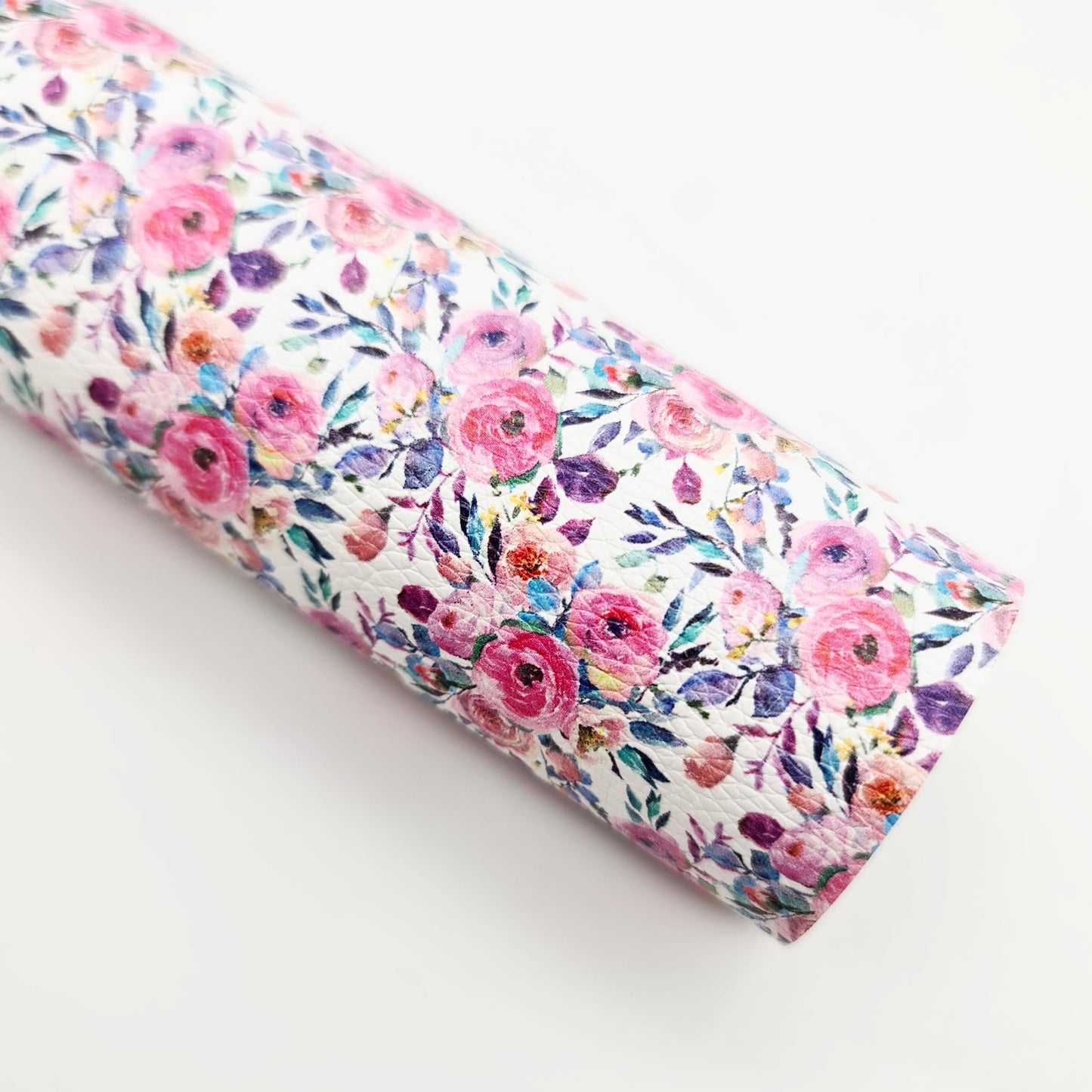 Fuchsia Floral Artisan Leatherette