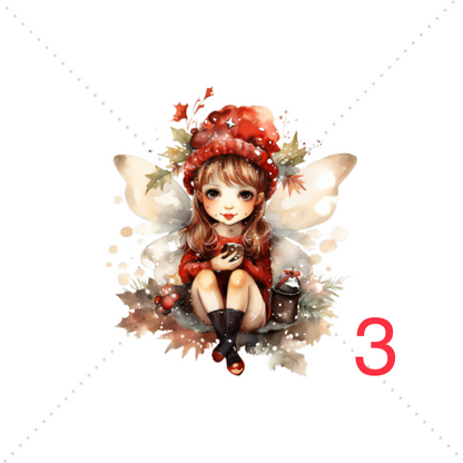 Personalised Santa & The Christmas Fairies | Printed Bow Loops