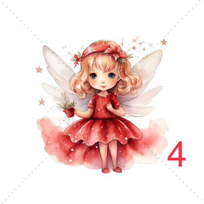 Personalised Santa & The Christmas Fairies | Printed Bow Loops