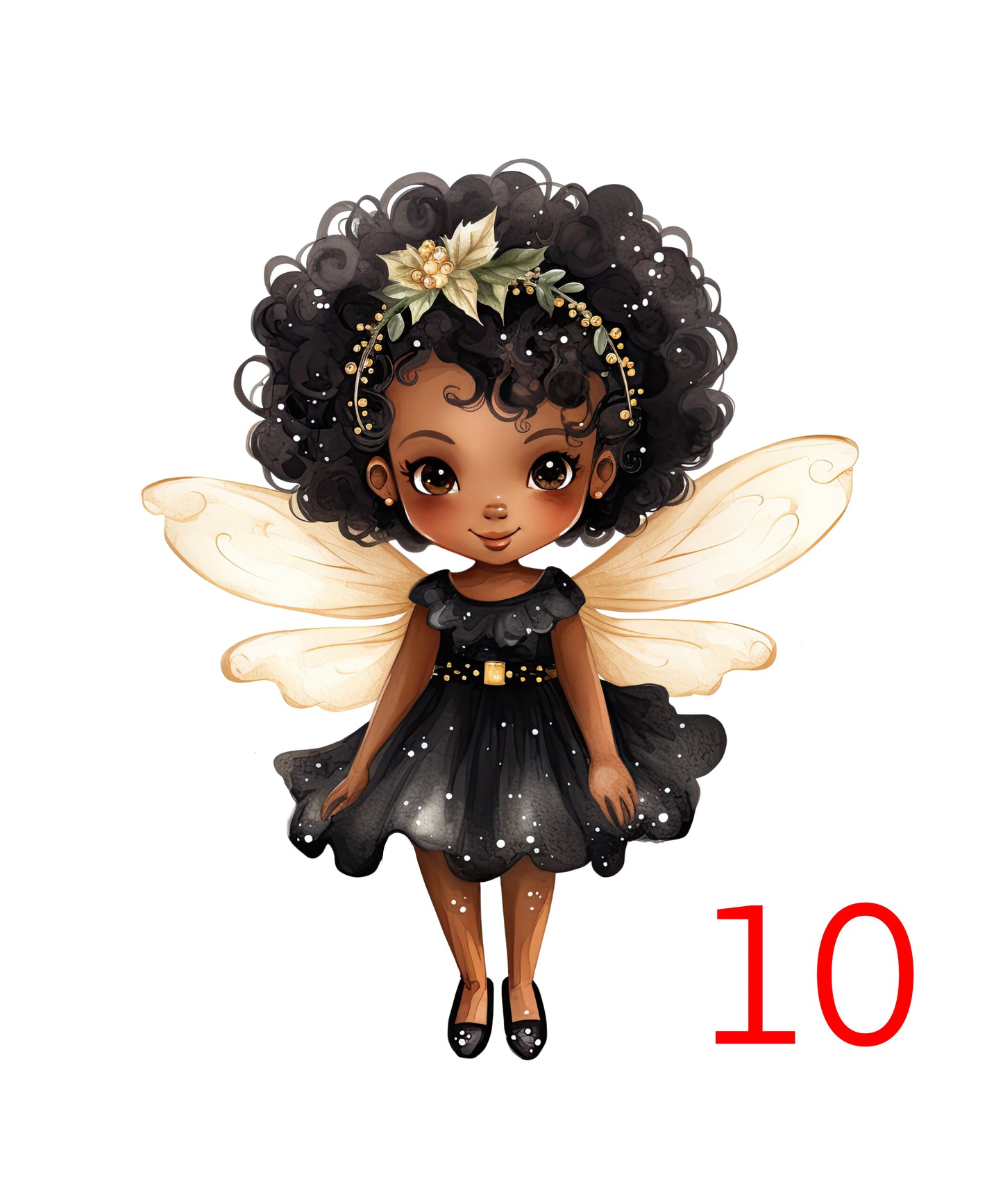 Personalised Santa & The Christmas Fairies | Printed Bow Loops