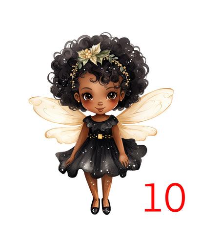 Personalised Santa & The Christmas Fairies | Printed Bow Loops