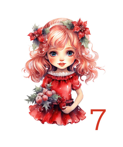 Personalised Santa & The Christmas Fairies | Printed Bow Loops