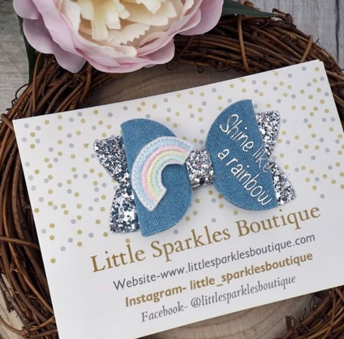 Mini Rainbow Felties - strip of 3