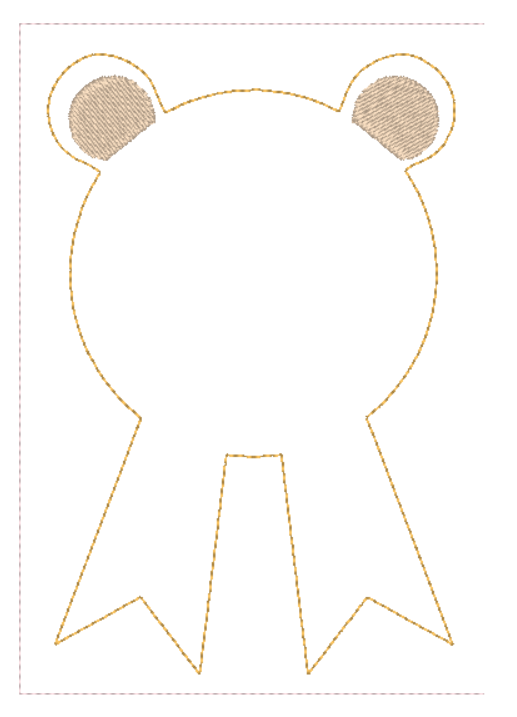Monkey Birthday Badge | Digital Embroidery File