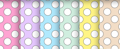 Pastel Mushrooms & Polka Artisan Leatherette