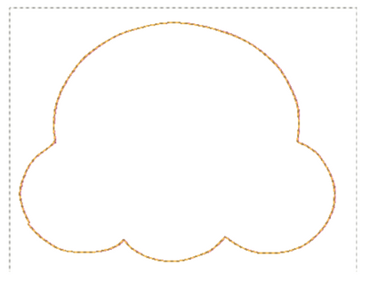 Ice Cream Bow Holder  | Digital Embroidery File