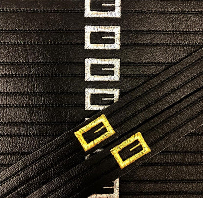 Santa Belt Bow Wraps / Strip of 3