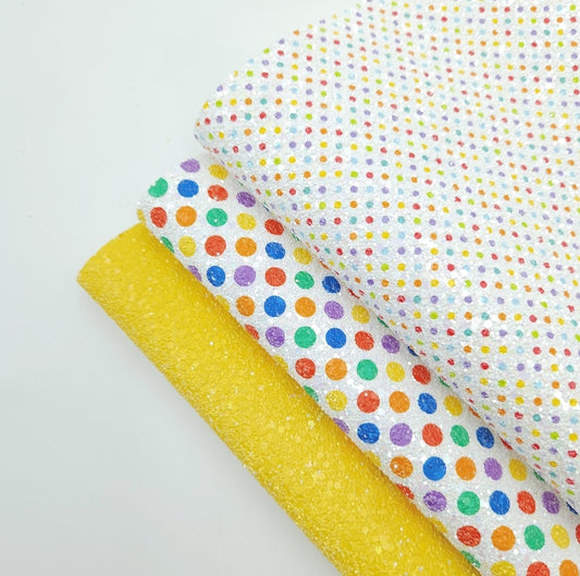 Yellow & Dotty Chunky Glitter Collection