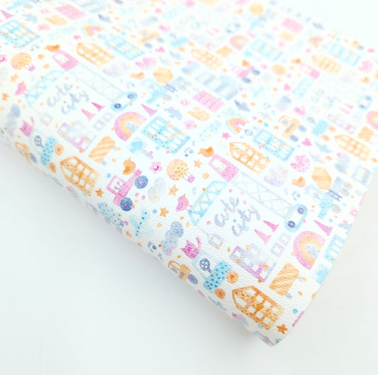 Cute City Artisan Leatherette