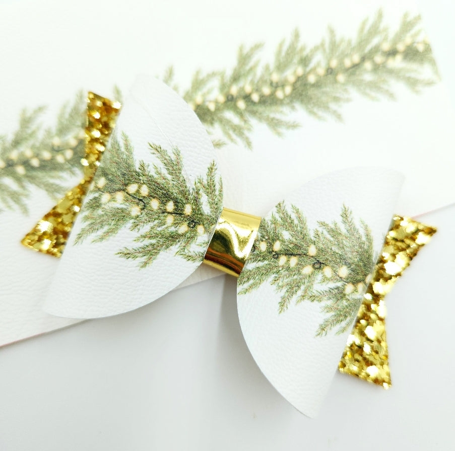 Angel Lights Border Leatherette Fabric Roll