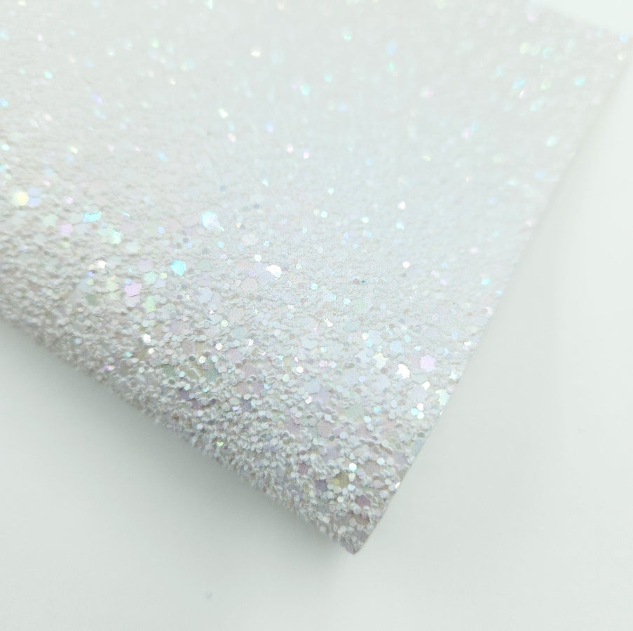 #253 Pale Grey Printed Chunky Glitter