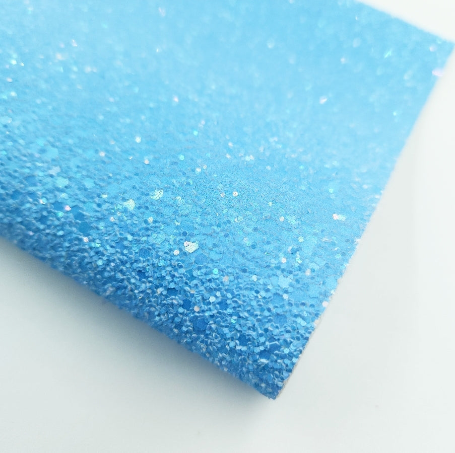 #81 Malibu Blue Printed Chunky Glitter