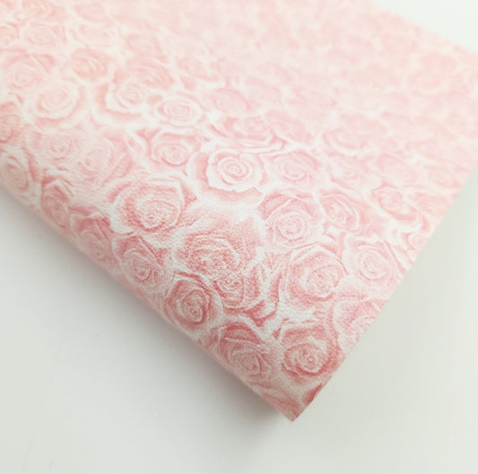 A Dozen Pink Roses Artisan Leatherette
