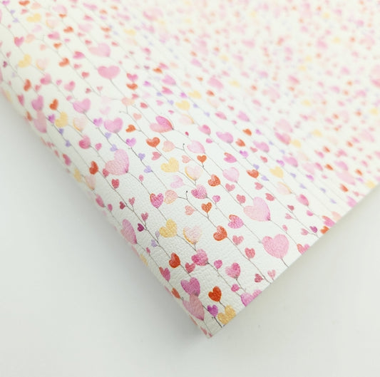 Heart Balloons Artisan Leatherette