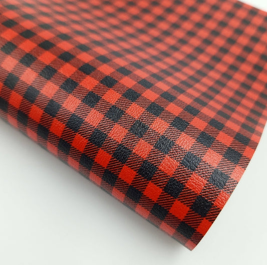 Buffalo Plaid Artisan Leatherette