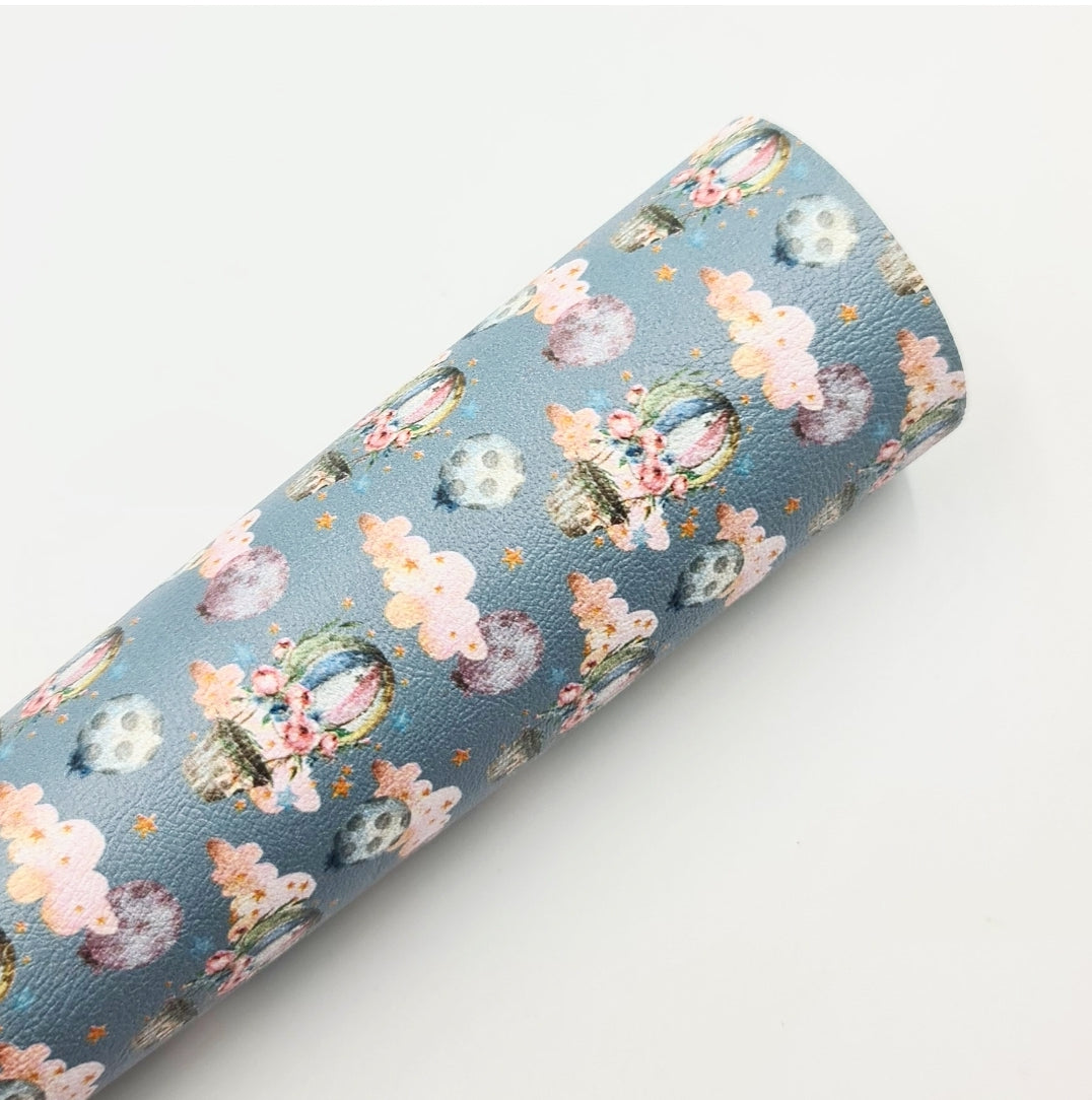 Vintage Hot Air Balloon Artisan Leatherette