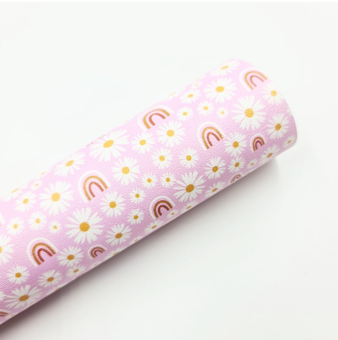 Daisy Rainbows Artisan Leatherette